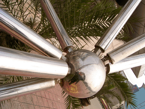 高平不锈钢螺栓球网架